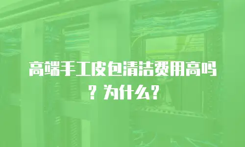 高端手工皮包清洁费用高吗？为什么？