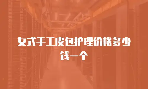 女式手工皮包护理价格多少钱一个