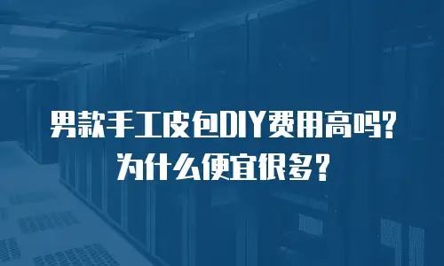 男款手工皮包DIY费用高吗?为什么便宜很多?