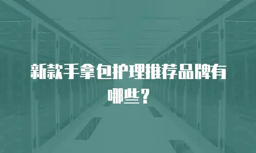 新款手拿包护理推荐品牌有哪些？