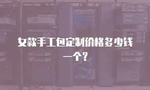 女款手工包定制价格多少钱一个？
