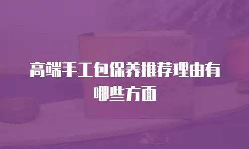 高端手工包保养推荐理由有哪些方面