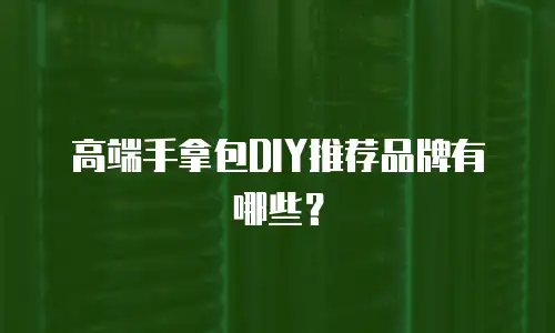 高端手拿包DIY推荐品牌有哪些？