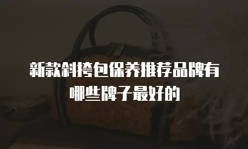 新款斜挎包保养推荐品牌有哪些牌子最好的