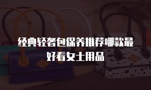 经典轻奢包保养推荐哪款最好看女士用品