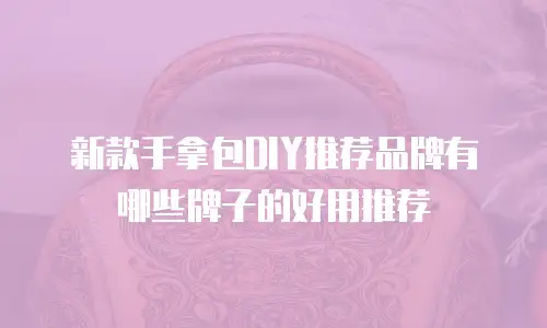 新款手拿包DIY推荐品牌有哪些牌子的好用推荐