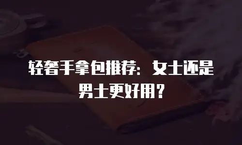 轻奢手拿包推荐：女士还是男士更好用？