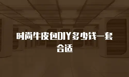 时尚牛皮包DIY多少钱一套合适