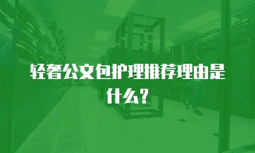 轻奢公文包护理推荐理由是什么？