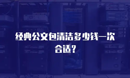 经典公文包清洁多少钱一次合适？