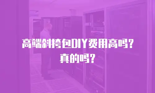 高端斜挎包DIY费用高吗？真的吗？