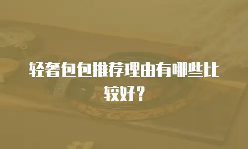 轻奢包包推荐理由有哪些比较好？