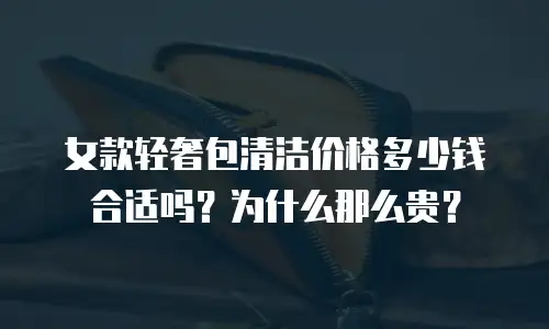 女款轻奢包清洁价格多少钱合适吗？为什么那么贵？