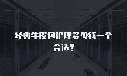 经典牛皮包护理多少钱一个合适？