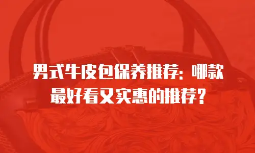 男式牛皮包保养推荐: 哪款最好看又实惠的推荐?