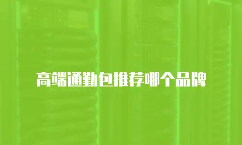 高端通勤包推荐哪个品牌