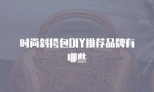 时尚斜挎包DIY推荐品牌有哪些