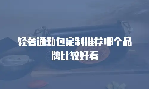 轻奢通勤包定制推荐哪个品牌比较好看