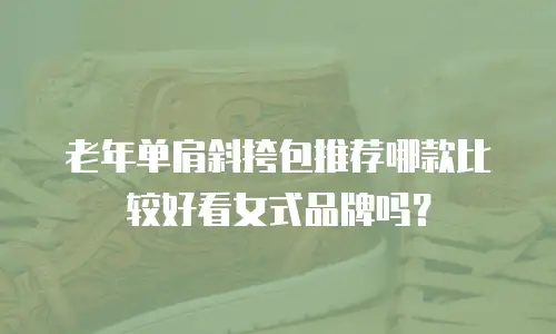 老年单肩斜挎包推荐哪款比较好看女式品牌吗？