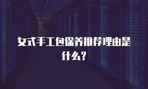 女式手工包保养推荐理由是什么？