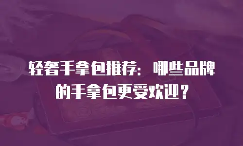 轻奢手拿包推荐：哪些品牌的手拿包更受欢迎？