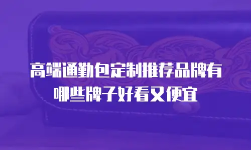 高端通勤包定制推荐品牌有哪些牌子好看又便宜