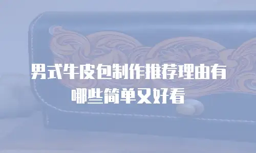 男式牛皮包制作推荐理由有哪些简单又好看
