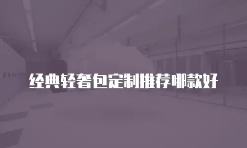 经典轻奢包定制推荐哪款好