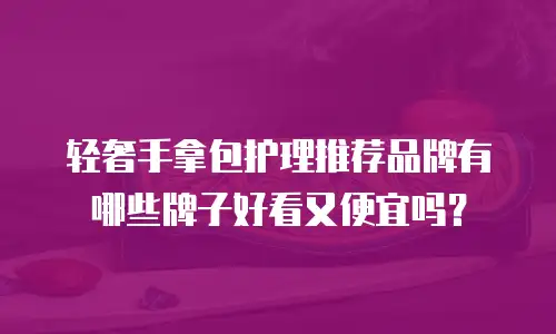 轻奢手拿包护理推荐品牌有哪些牌子好看又便宜吗？