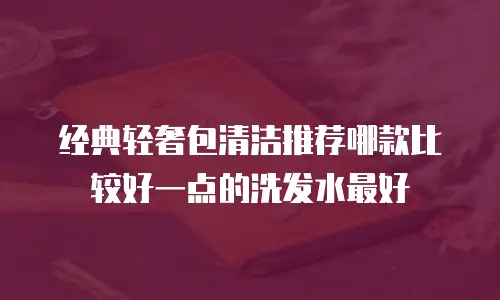 经典轻奢包清洁推荐哪款比较好一点的洗发水最好