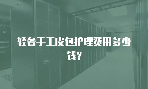轻奢手工皮包护理费用多少钱？