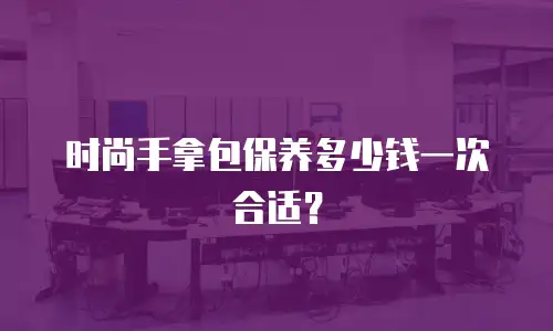 时尚手拿包保养多少钱一次合适？