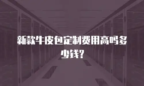 新款牛皮包定制费用高吗多少钱？