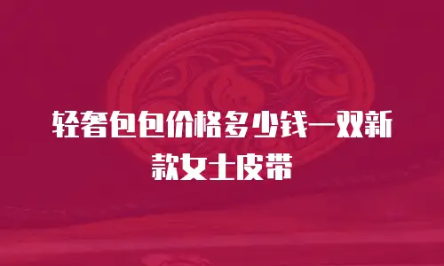轻奢包包价格多少钱一双新款女士皮带