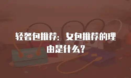 轻奢包推荐：女包推荐的理由是什么？