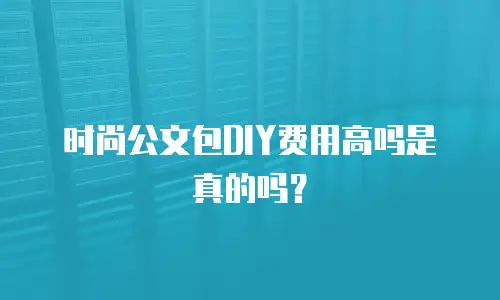 时尚公文包DIY费用高吗是真的吗？