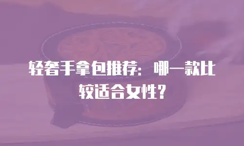 轻奢手拿包推荐：哪一款比较适合女性？