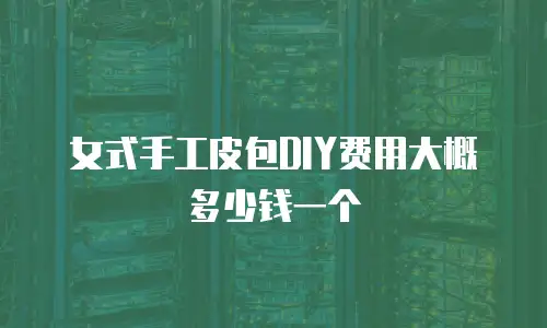 女式手工皮包DIY费用大概多少钱一个