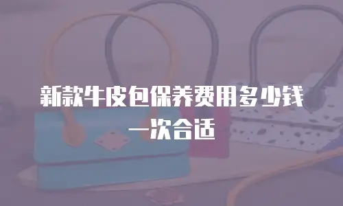 新款牛皮包保养费用多少钱一次合适