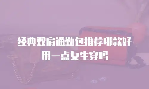 经典双肩通勤包推荐哪款好用一点女生穿吗