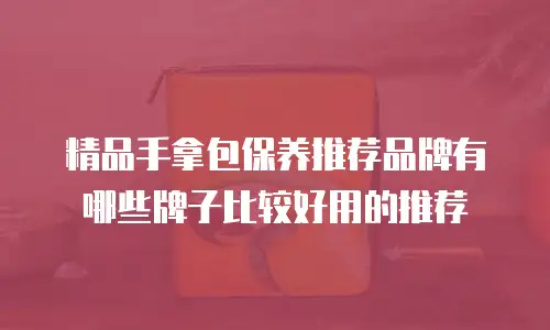 精品手拿包保养推荐品牌有哪些牌子比较好用的推荐