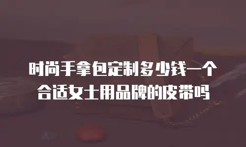 时尚手拿包定制多少钱一个合适女士用品牌的皮带吗