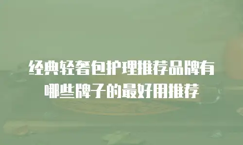 经典轻奢包护理推荐品牌有哪些牌子的最好用推荐