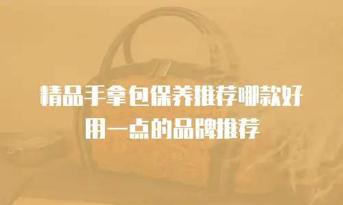 精品手拿包保养推荐哪款好用一点的品牌推荐