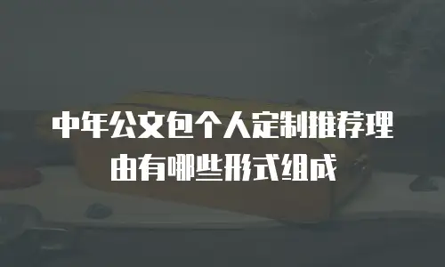 中年公文包个人定制推荐理由有哪些形式组成