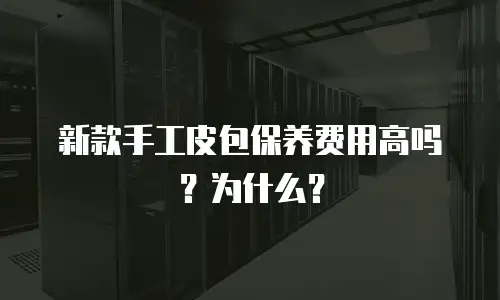 新款手工皮包保养费用高吗？为什么？
