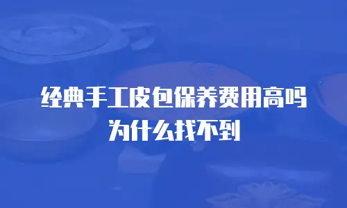 经典手工皮包保养费用高吗为什么找不到