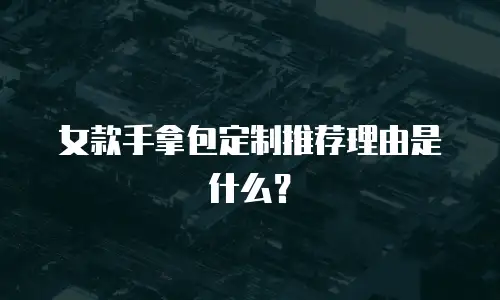 女款手拿包定制推荐理由是什么？