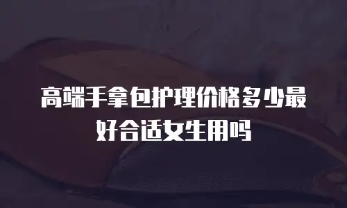 高端手拿包护理价格多少最好合适女生用吗