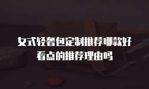 女式轻奢包定制推荐哪款好看点的推荐理由吗